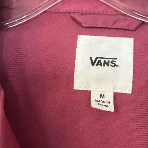 Vans Women's light Burgundy Utility Jacket - Picture 2 of 3
